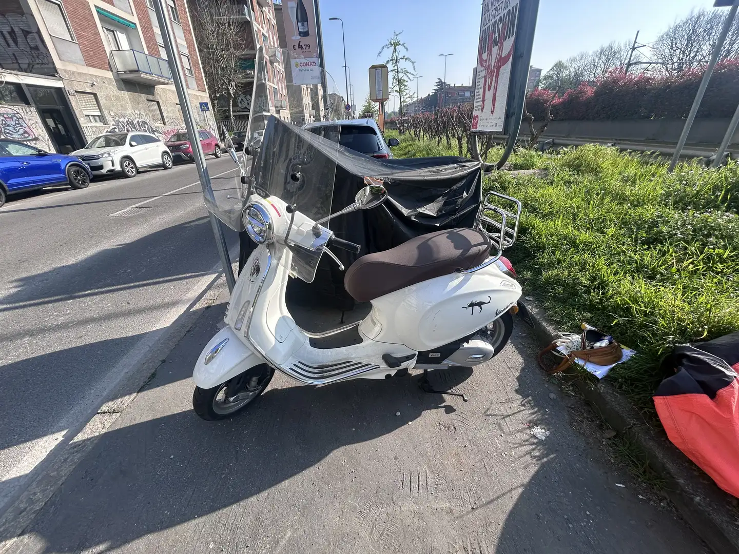 Piaggio Primavera Classica  belle epoche Bianco Avorio Alb - 2