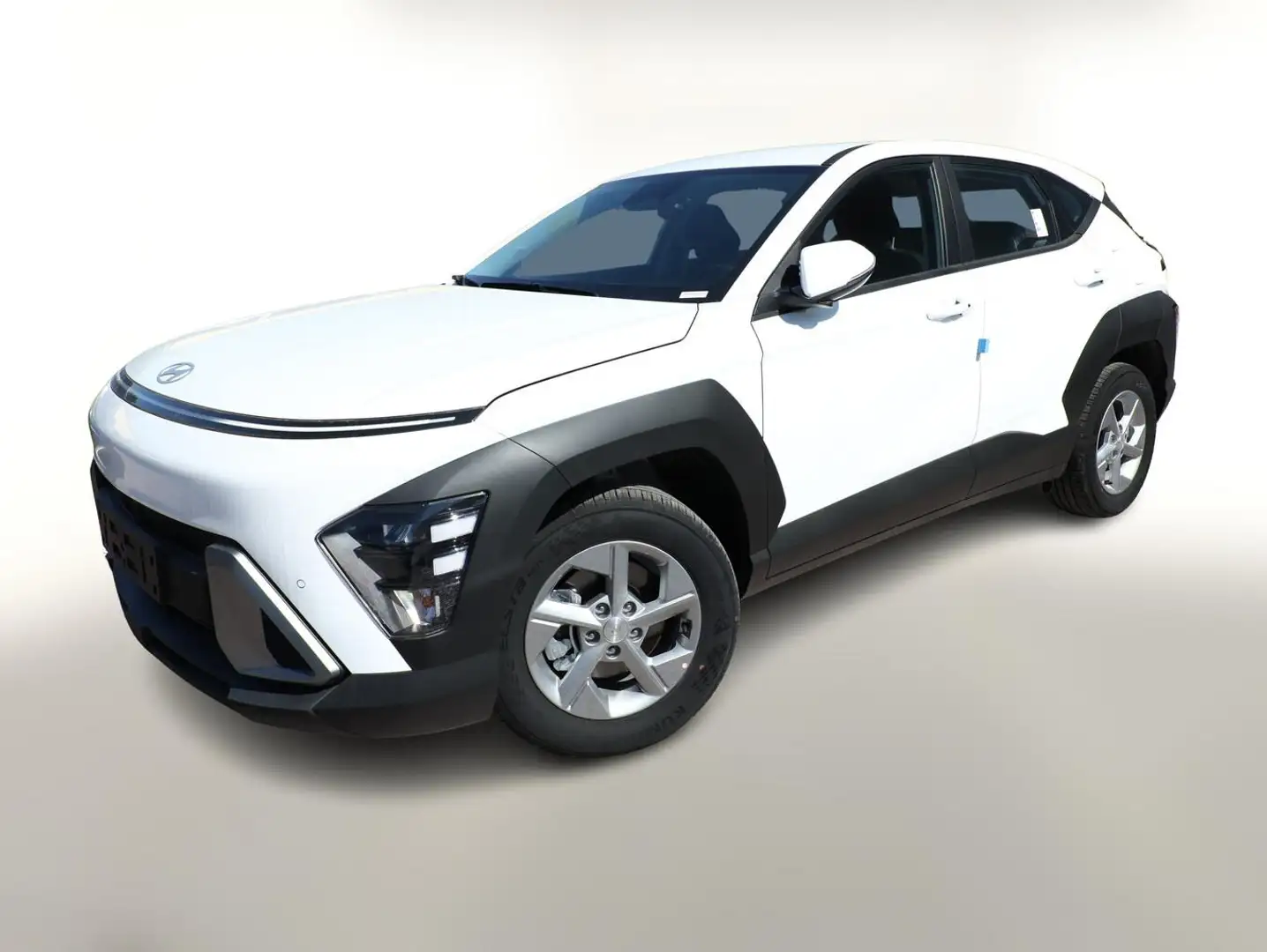 Hyundai KONA Select 1.6 HEV 129 DCT MY25 Nav Kam Temp 95 kW ... Weiß - 1