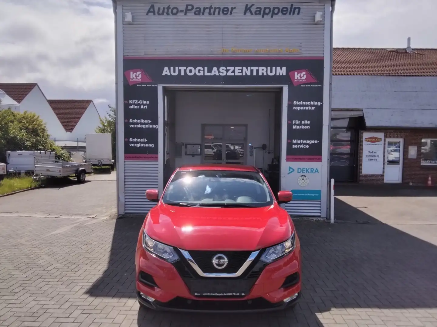 Nissan Qashqai Acenta 140 PS/ RFA/ 1.Hand/Service lückenlos Rot - 2