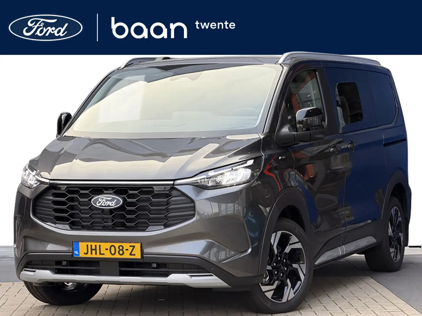 Ford Tourneo Custom 2.5 Plug-IN Hybrid Active 233 PK | 1.850 kg Trekge Grijs - 1