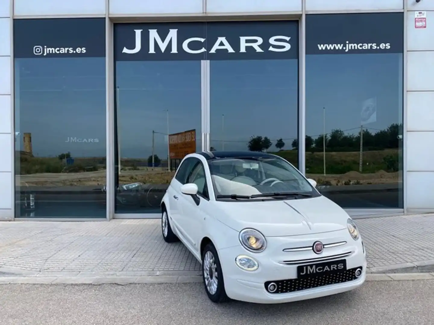 Fiat 500 1.2 Pop Blanc - 1