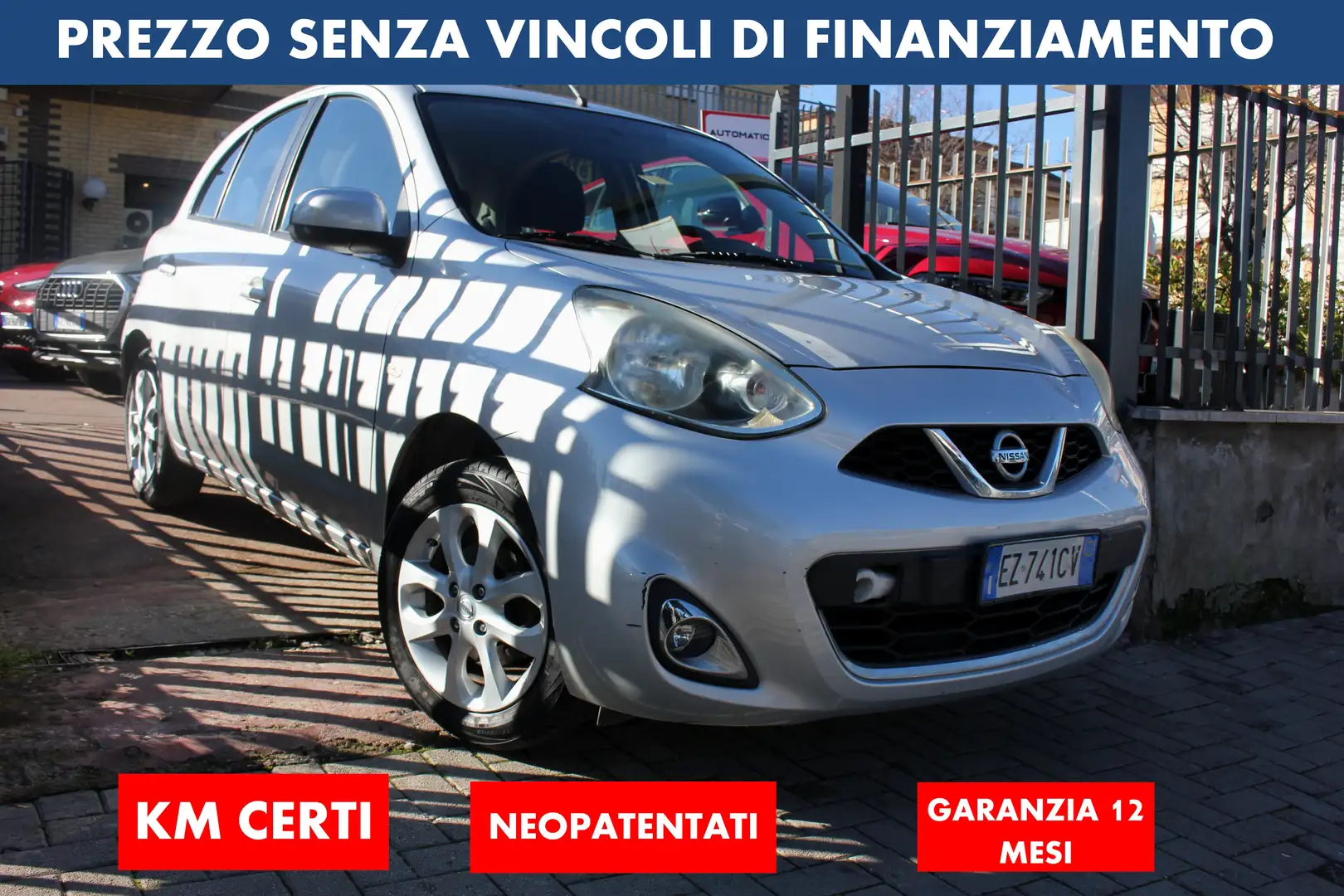 Nissan Micra 1.2-80cv*PREZZO VERO*bluetooth-clima-cerchi - 1