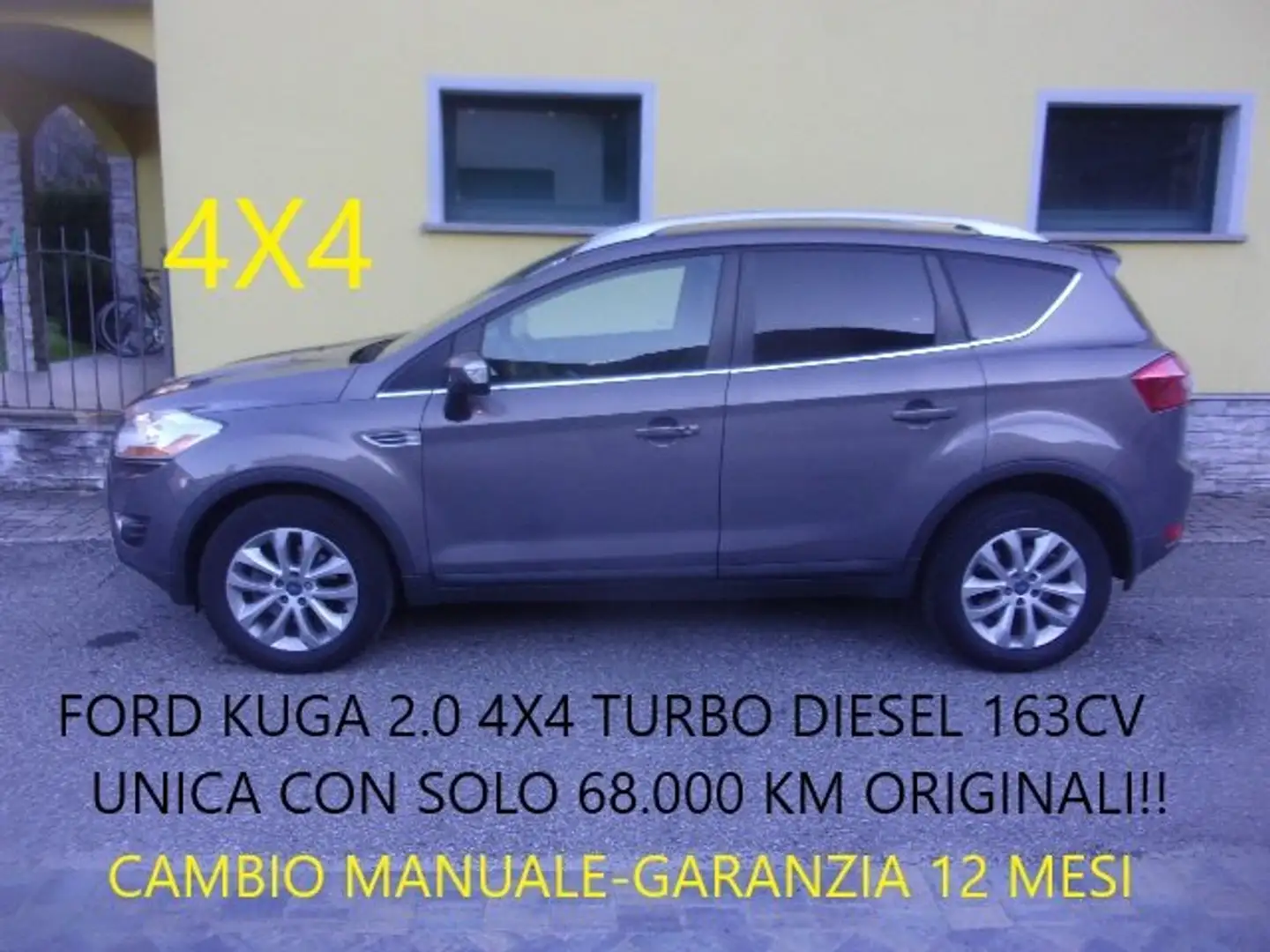 Ford Kuga 2.0 tdci Titanium 4wd 163cv-KM 68.000 !!!! Gris - 2
