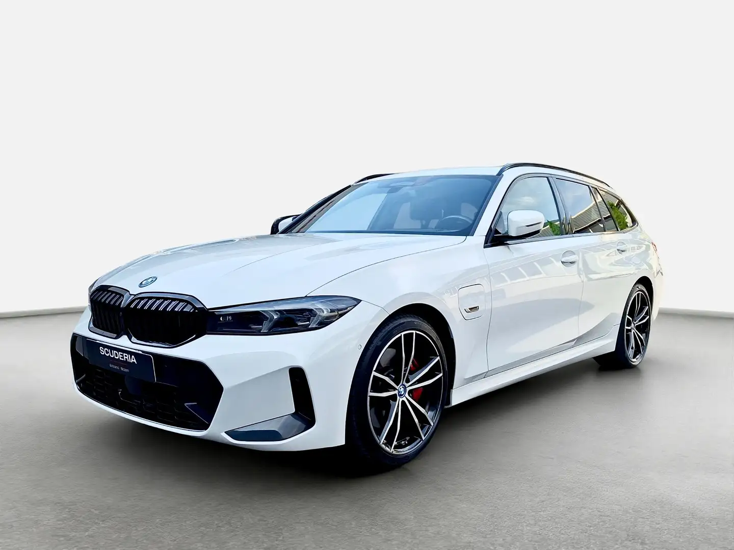 BMW 320 320e Touring MSport auto Bianco - 1