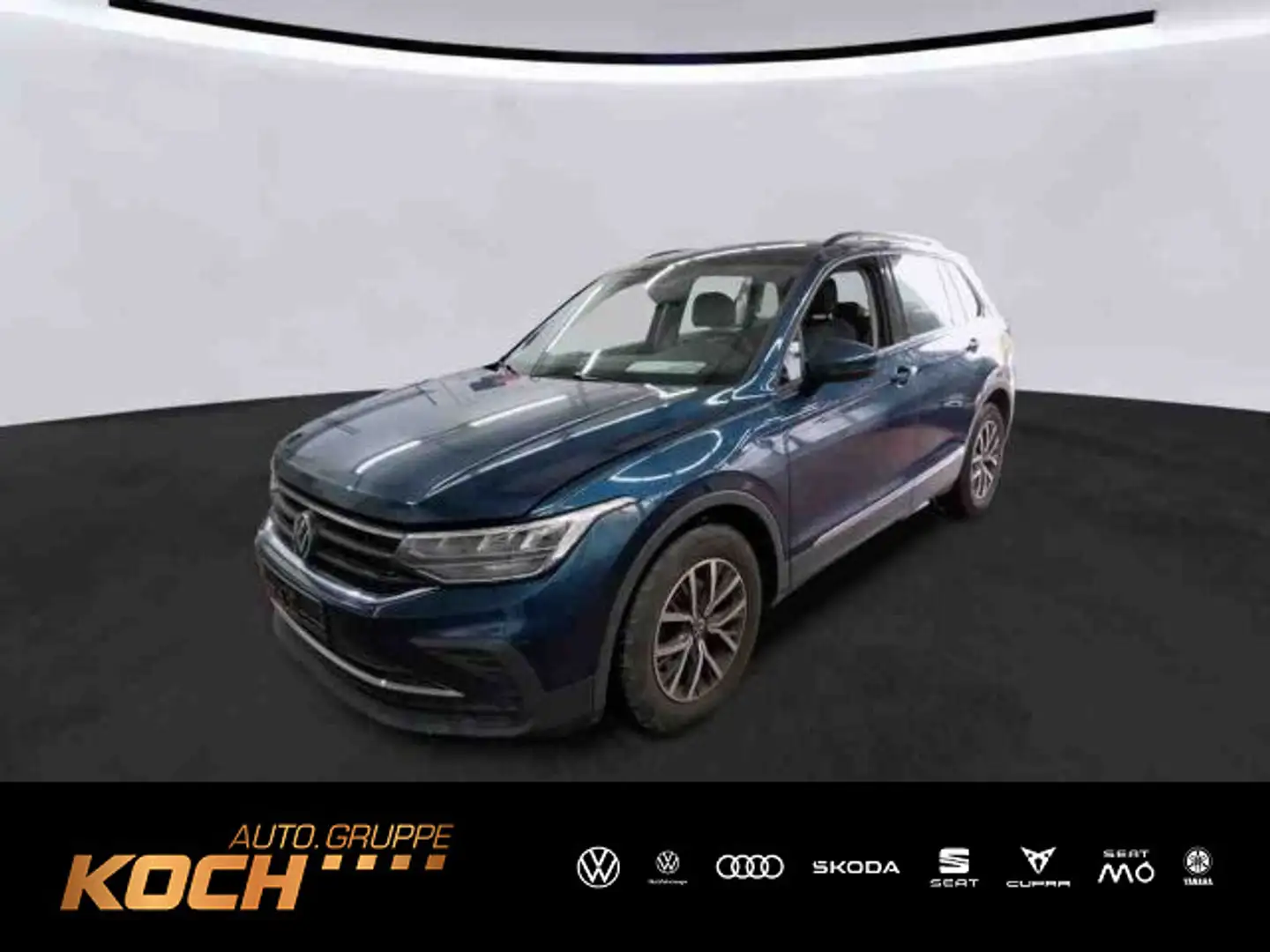 Volkswagen Tiguan 2.0TDI Life DSG AHK LED Navi Kamera Blau - 1