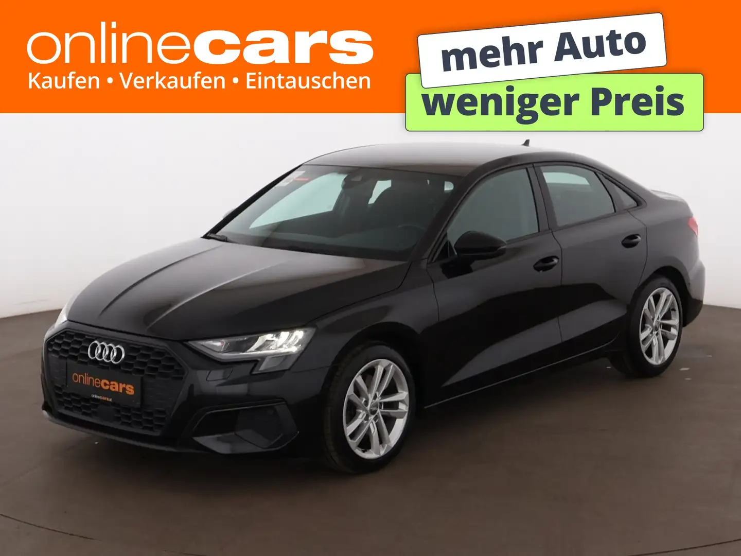 Audi A3 Limousine 35 TFSI Aut LED LEDER NAVI SITZHZG Schwarz - 1