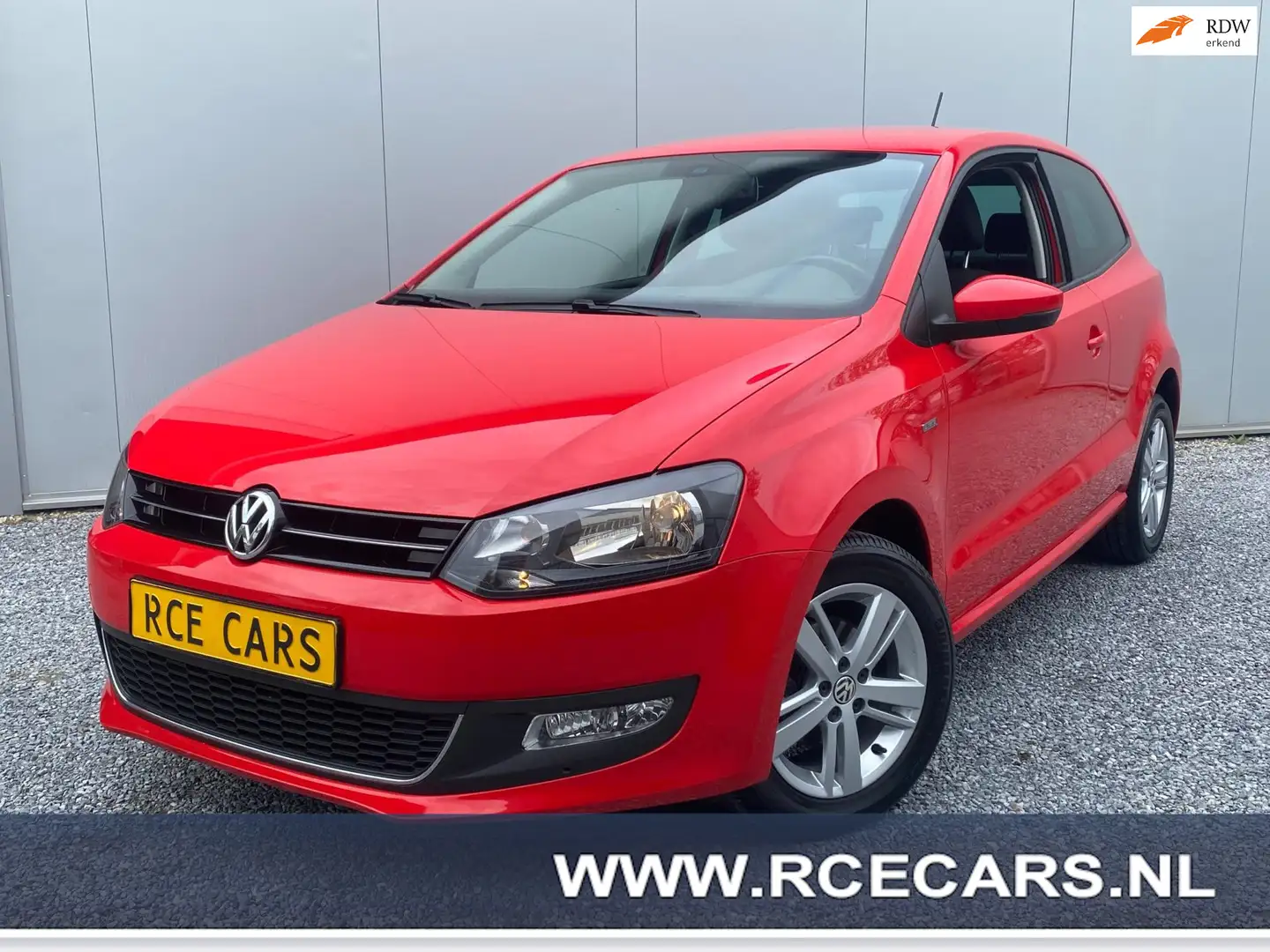 Volkswagen Polo 1.2 Life | Cruise|Clima|PDC|Stoelverw Rood - 1