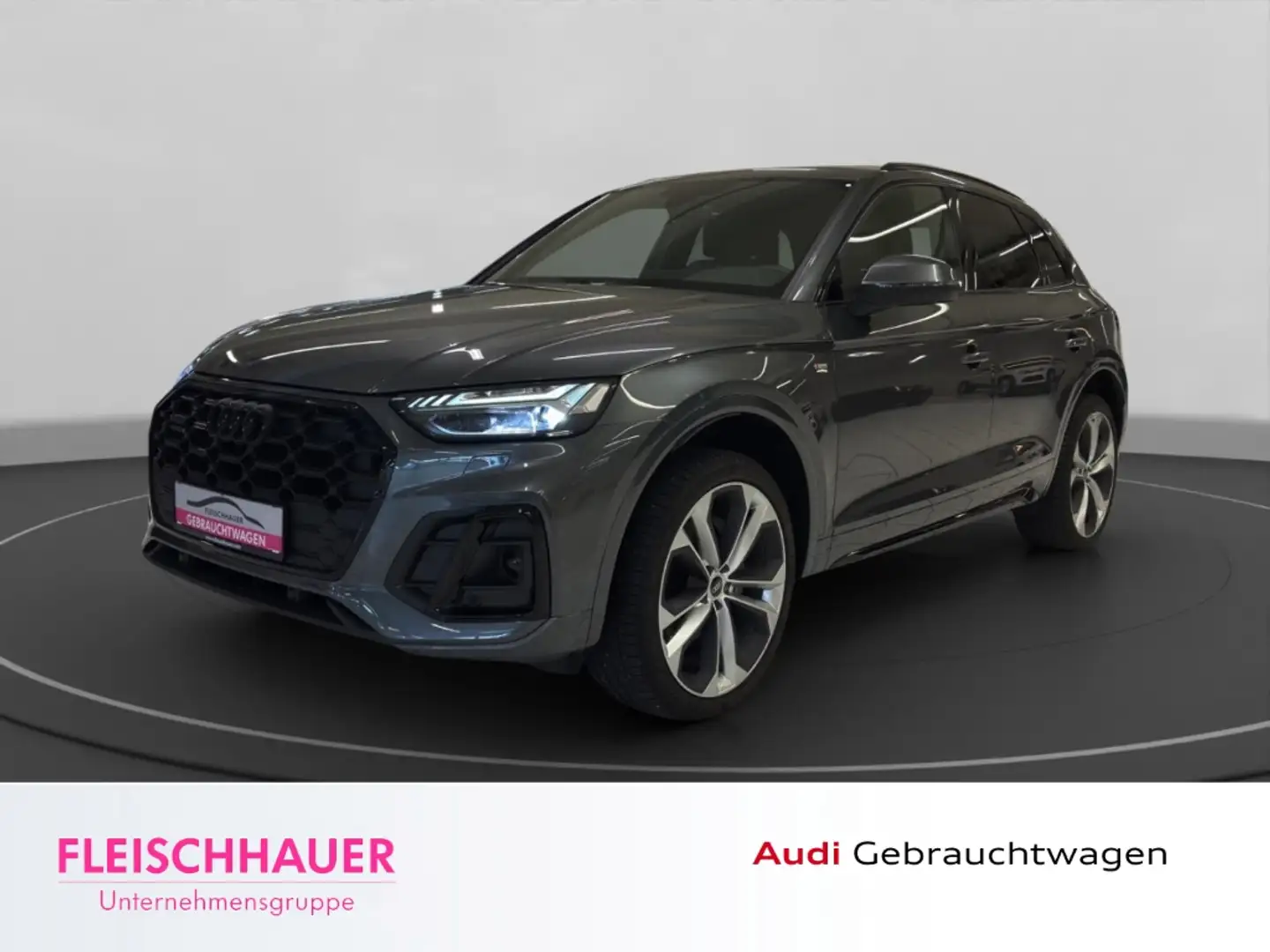 Audi Q5 40 TDI qu. S line Matrix+Navi+AHk+Pano+21''+Kamera Grau - 1