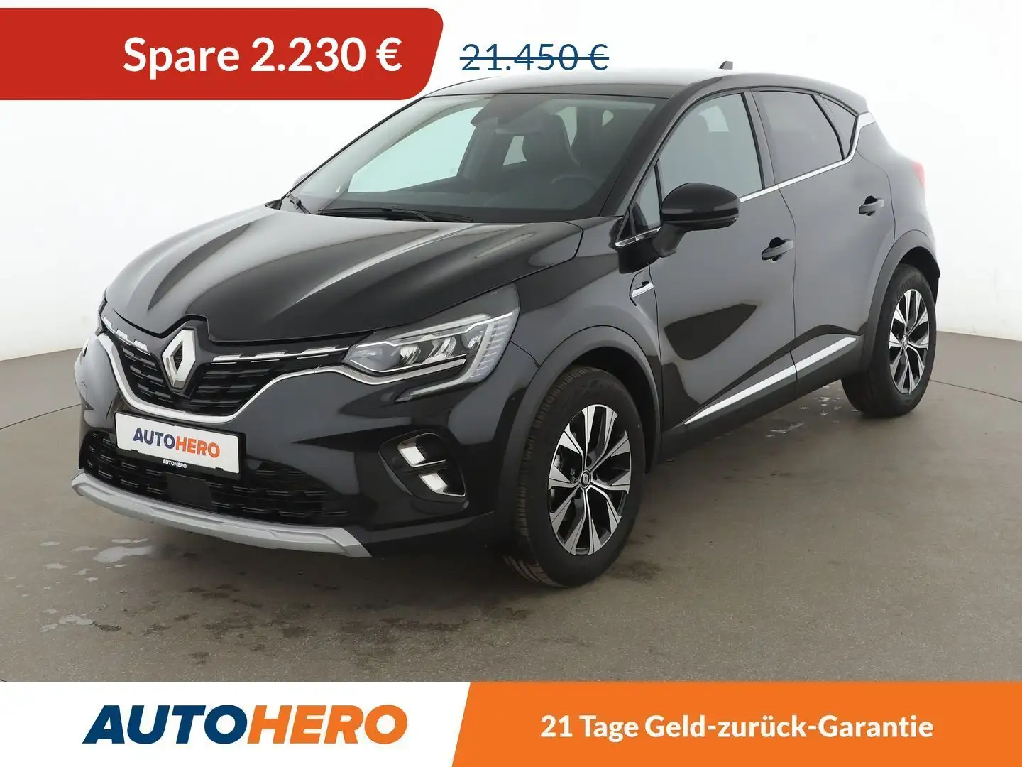 Renault Captur 1.0 TCe Techno*NAVI*LED*PDC*SHZ*SPUR* Schwarz - 1