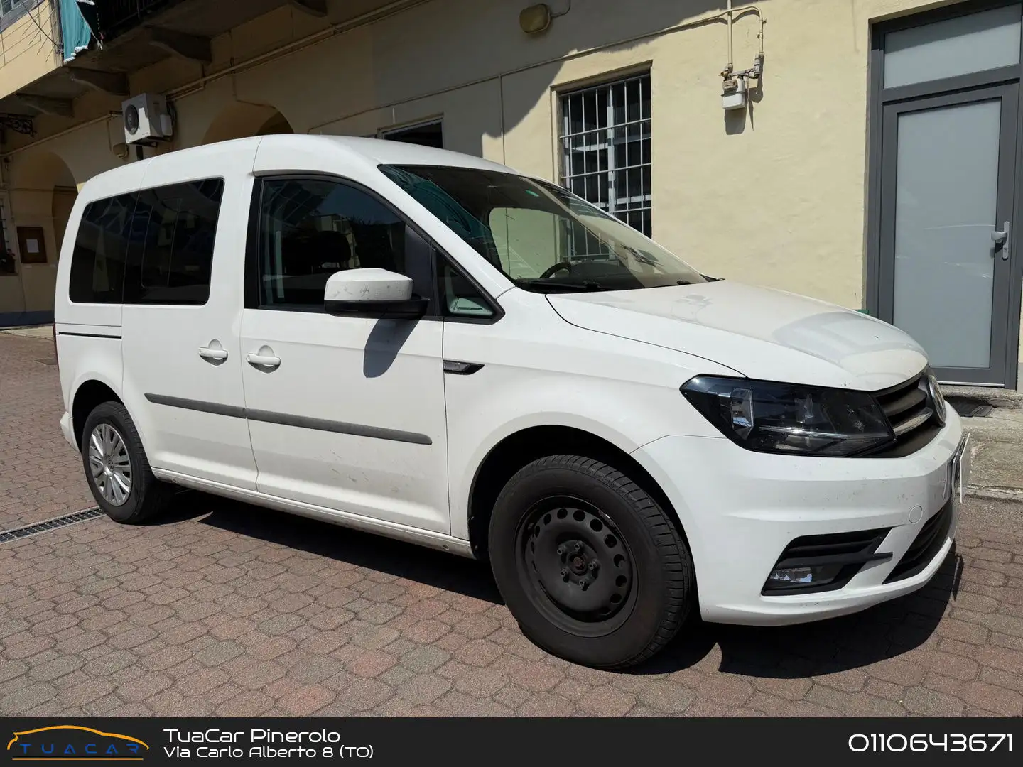 Volkswagen Caddy Trendline 2.0 TDI 102 cv 5 posti Bianco - 1