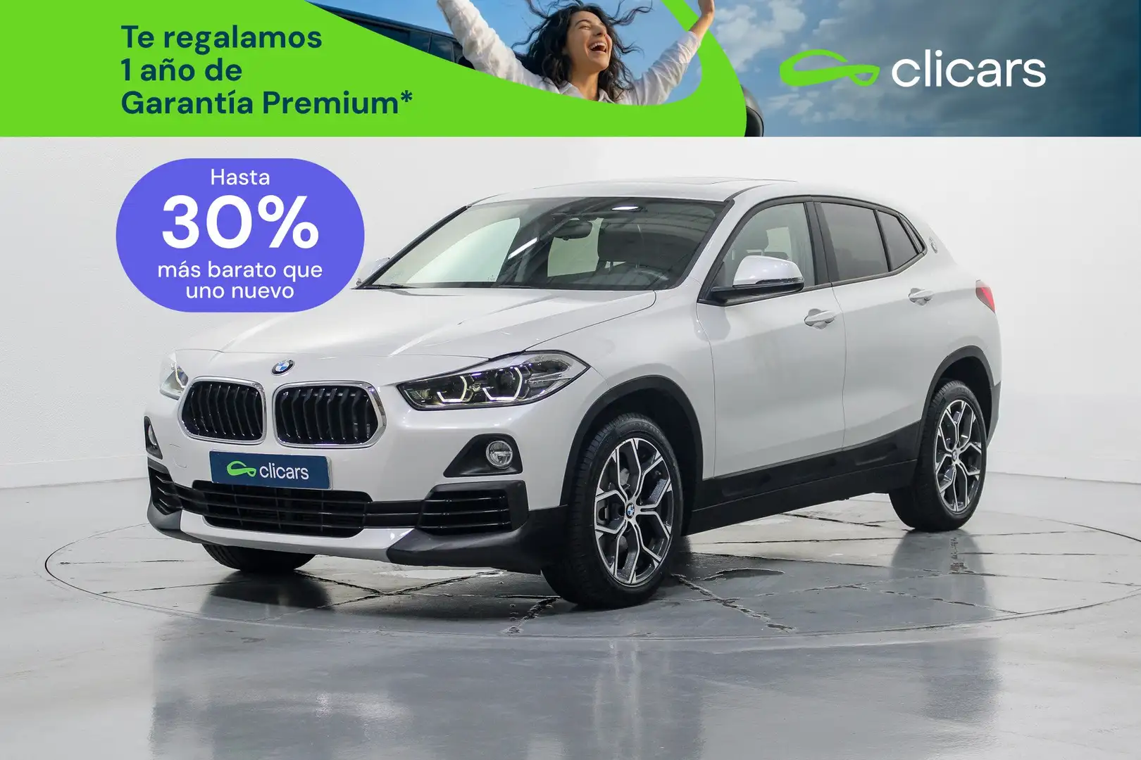 BMW X2 sDrive 18iA Advantage Gris - 1