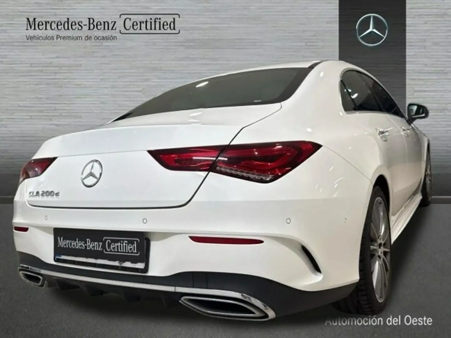 Mercedes-Benz CLA 200 d amg line (euro 6d) Blanc - 2