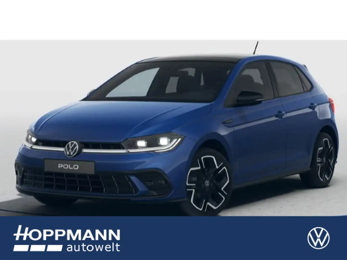 Volkswagen Polo R-Line 1,0TSI OPF 95 PS DSG Pano,Sportpaket Blau - 1
