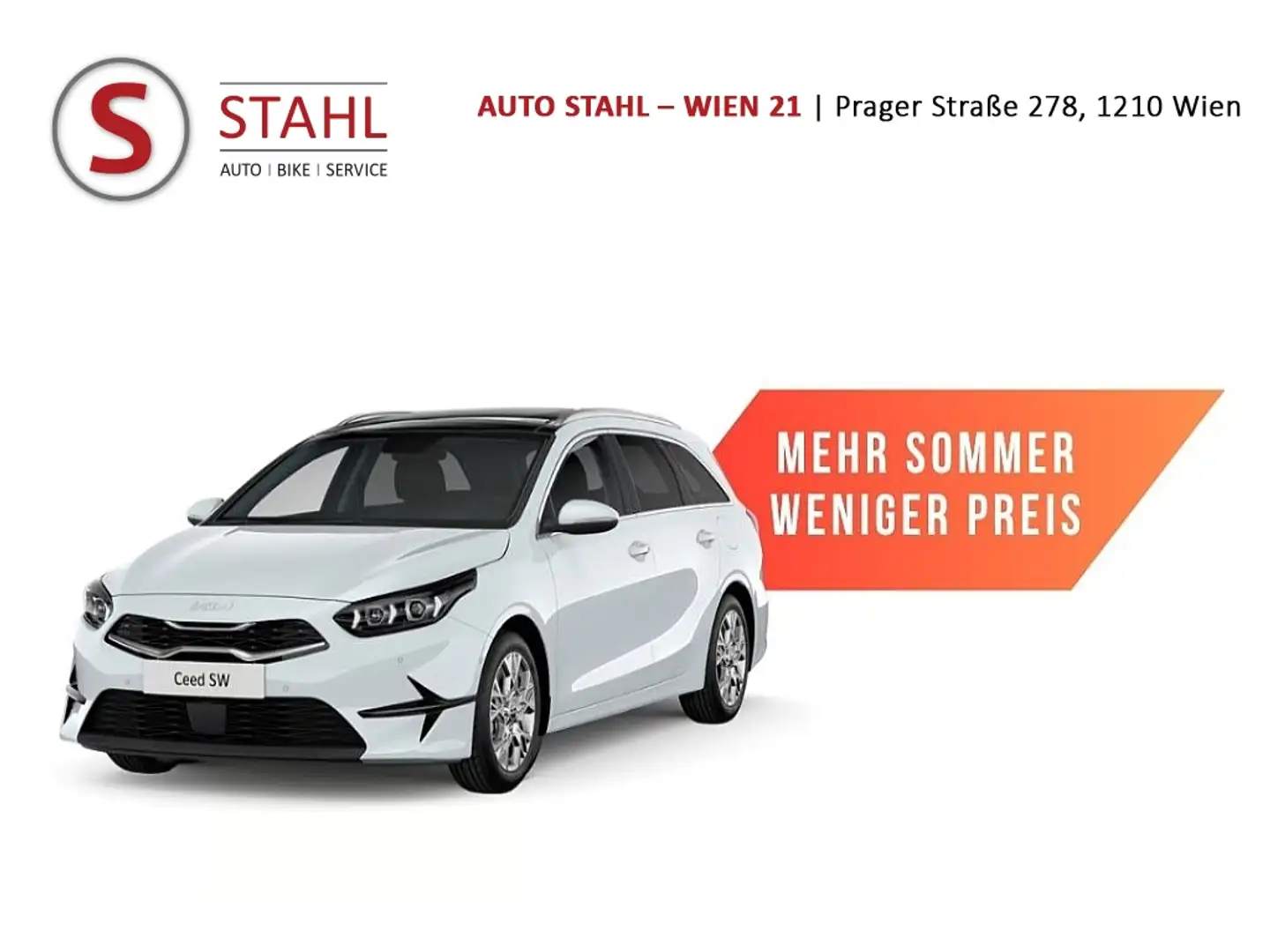 Kia Ceed SW / cee'd SW ceed SW 1,0 T-GDI GPF ISG Silber AUTO STAHL WIE... Bianco - 1