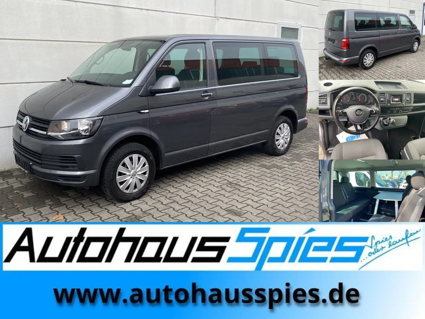 Volkswagen T6 Multivan 2.0 TDI  Trendline 7-Sitzer EURO6 Zahnr. Neu Gris - 1