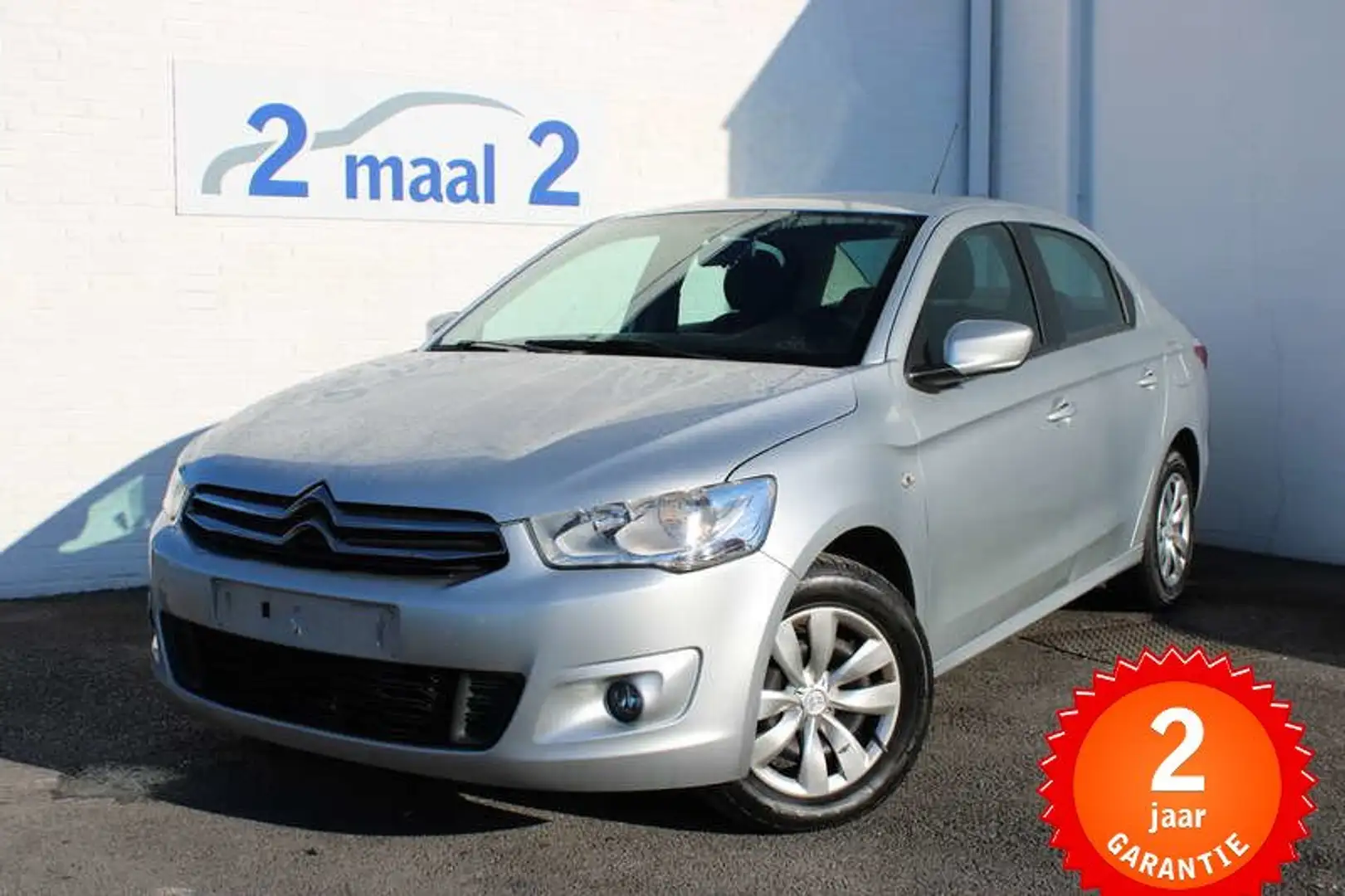 Citroen C-Elysée C-Elysee 1.2 Airco inclusief 2 JAAR garantie Ezüst - 1