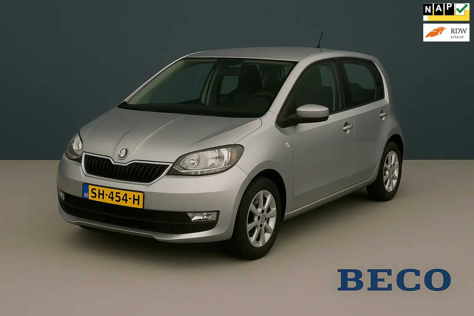 Skoda Citigo Volkswagen Up 1.0 Greentech Ambition|Autom.|1e eig Gris - 1