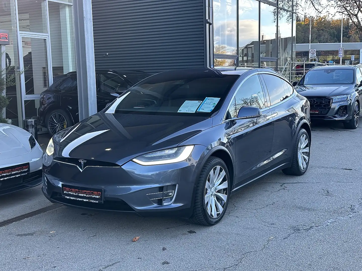 Tesla Model X Ludicrous Performance / Batterie Zertifikat 87,7% Gris - 1