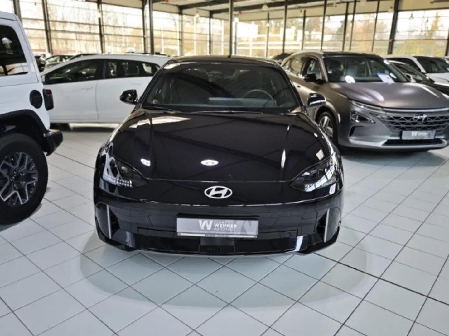 Hyundai IONIQ 6 Hyundai Heckantrieb 53kWh Batt. DYNAMIQ-Paket Navi Blau - 2