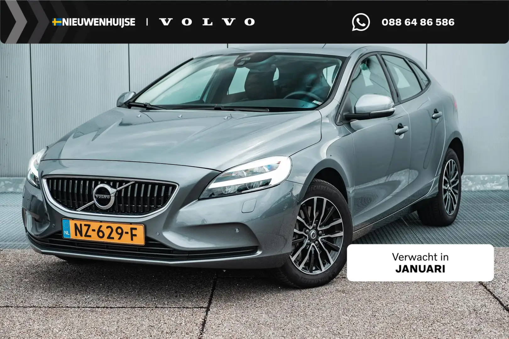 Volvo V40 T2 Geartronic Nordic+ | Trekhaak | Lederen bekledi Grau - 1