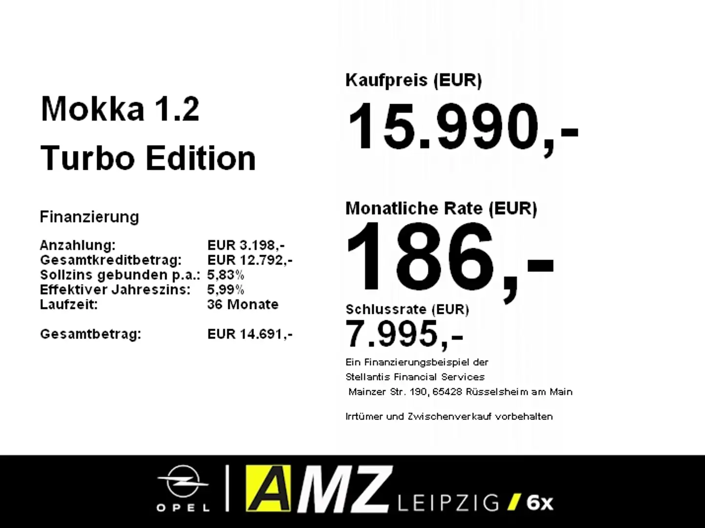 Opel Mokka 1.2 Turbo Edition *HU/AU neu* Blau - 2