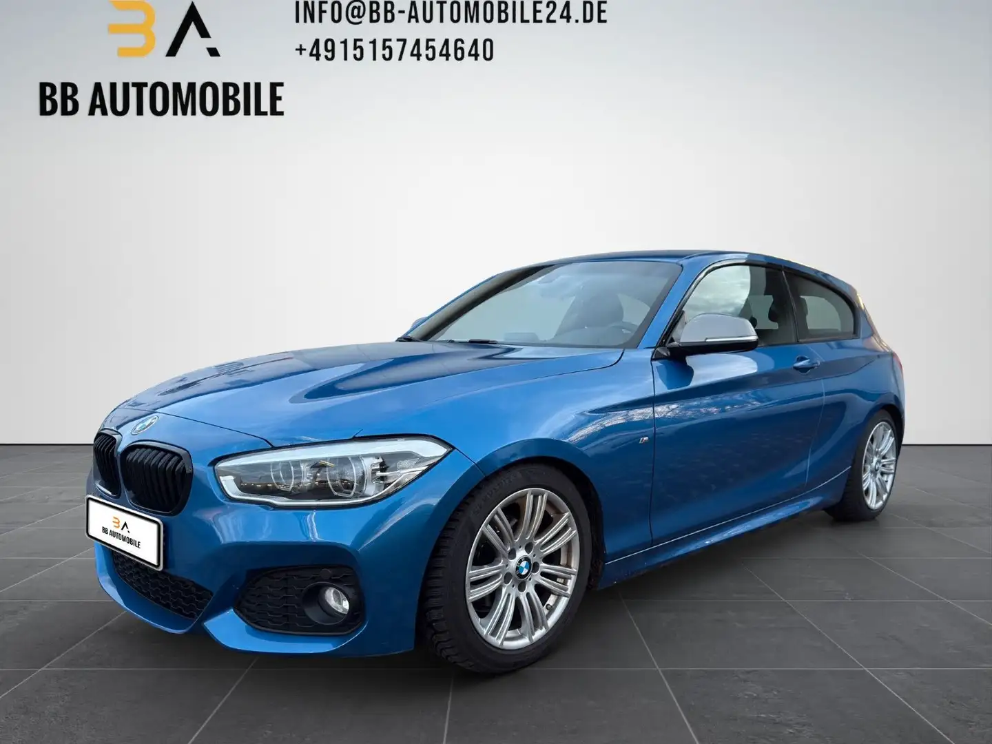 BMW 118 d M Sport Paket ESTORIL *NAVI SHZ ALCANTARA Blau - 1