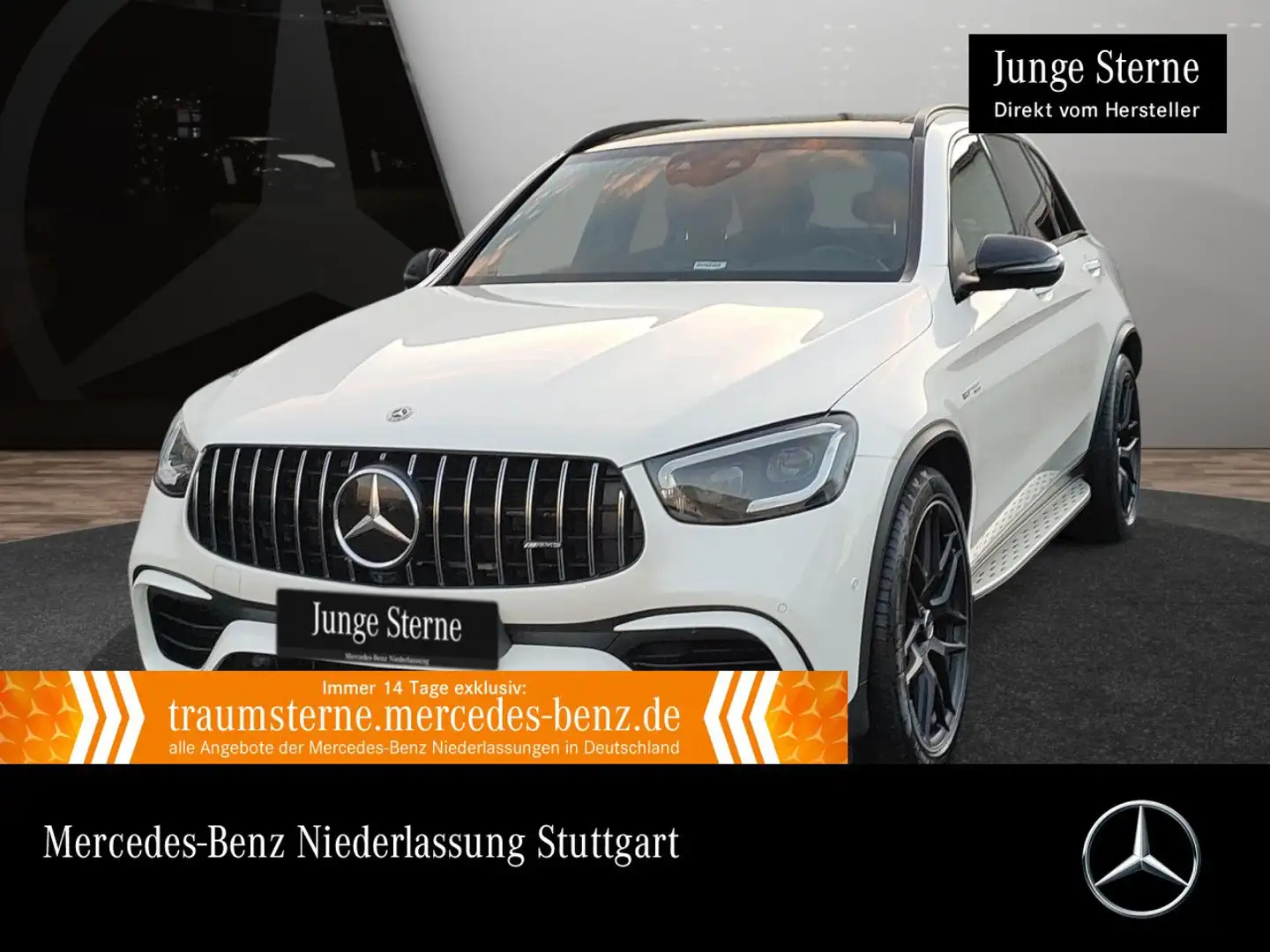 Mercedes-Benz GLC 63 AMG GLC 63 S 4M NIGHT+DRIVERS+PANO+360+MULTIBEAM+9G Weiß - 1