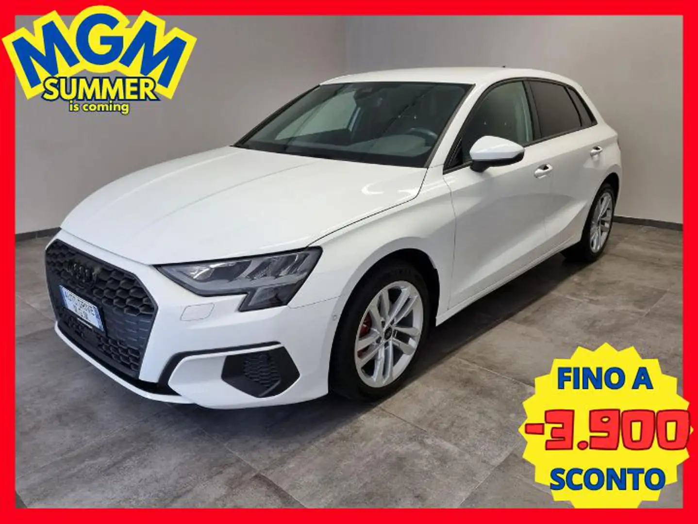 Audi A3 SPB 30 TDI S tronic Bianco - 1