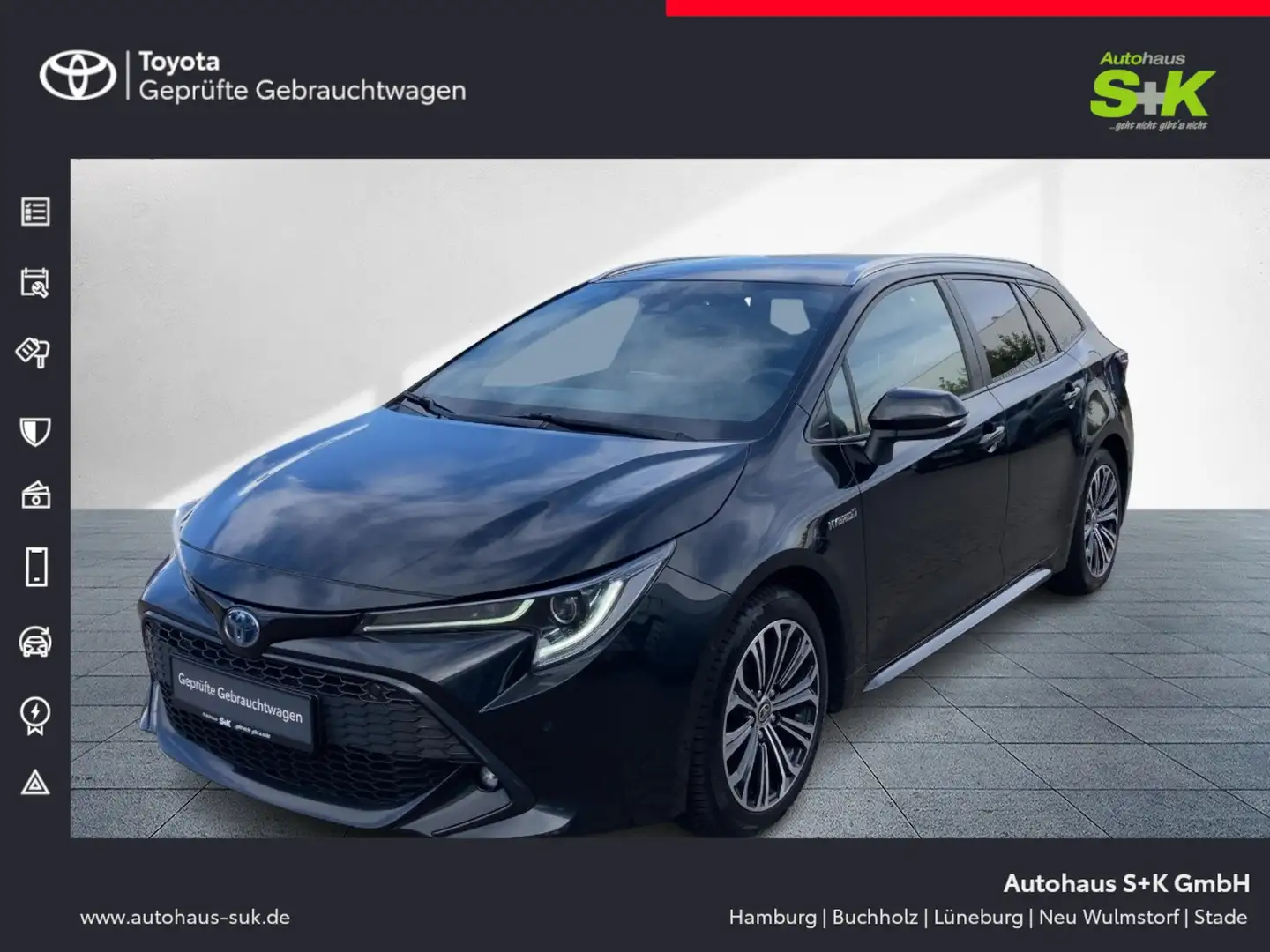 Toyota Corolla Touring Sports Hybrid Team D*GJR*SHZ*KAMERA* Noir - 1