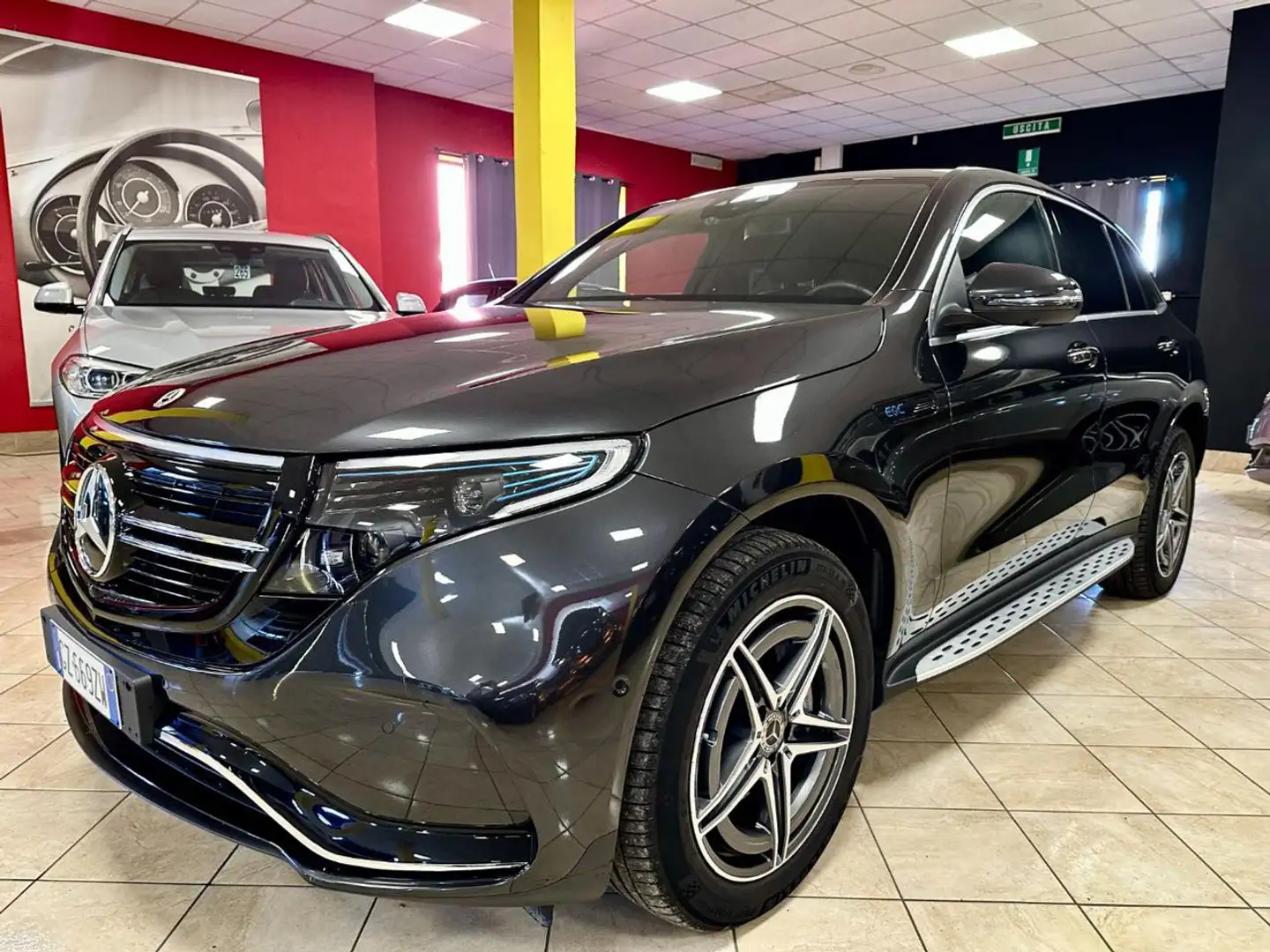 Mercedes-Benz EQC 400 4Matic Premium Plus UNIPRO TETTO NAVI FULL Gris - 1