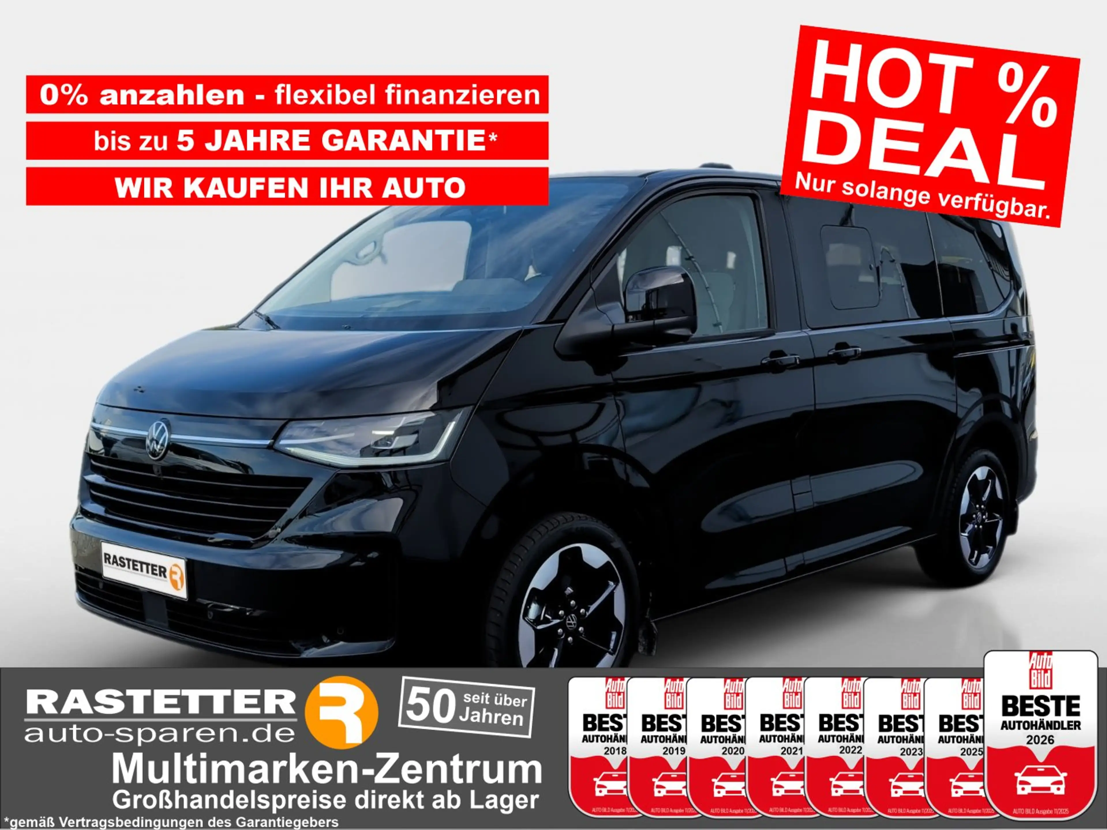 Volkswagen T7 Caravelle T7 e-Caravelle Style 8Sitze+Leder+Pano+AHK+Harman+