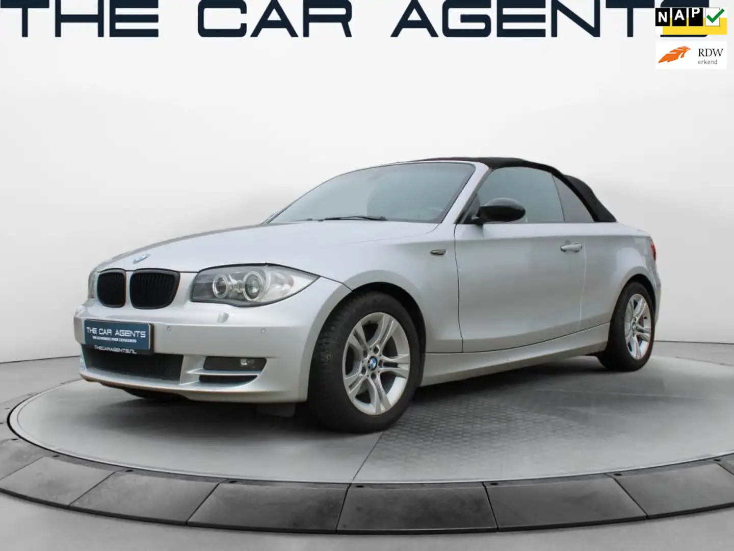 BMW 118 1-serie Cabrio 118i Gris - 1