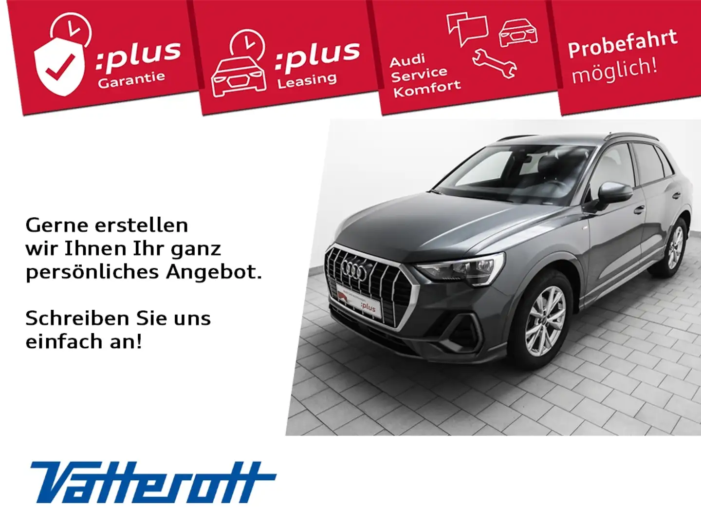 Audi Q3 35 TFSI S line AHK Navi Kamera virtCockpit Grau - 1