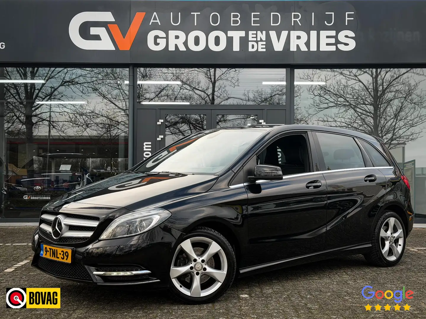 Mercedes-Benz B 180 Ambition Org NL|Automaat|Navi Zwart - 1
