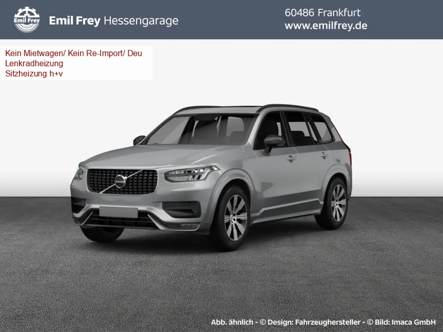 Volvo XC90 XC90 B5 AWD 7S Ultimate-Dark Aut Glasd 360° MY23 Silber - 1