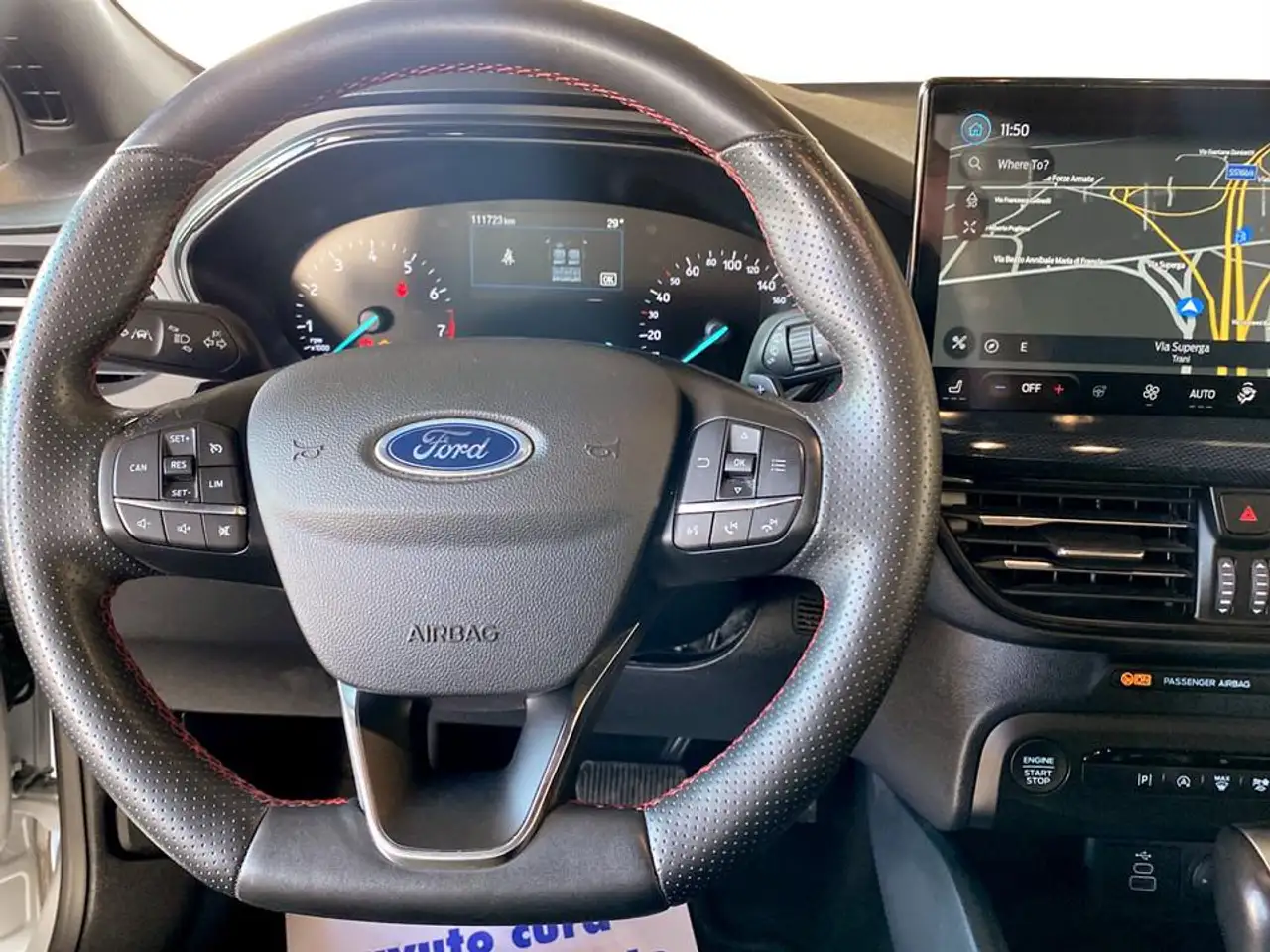 Ford Focus SW 1.0 ecoboost h ST-Line 155cv powershift, миниатюра 10