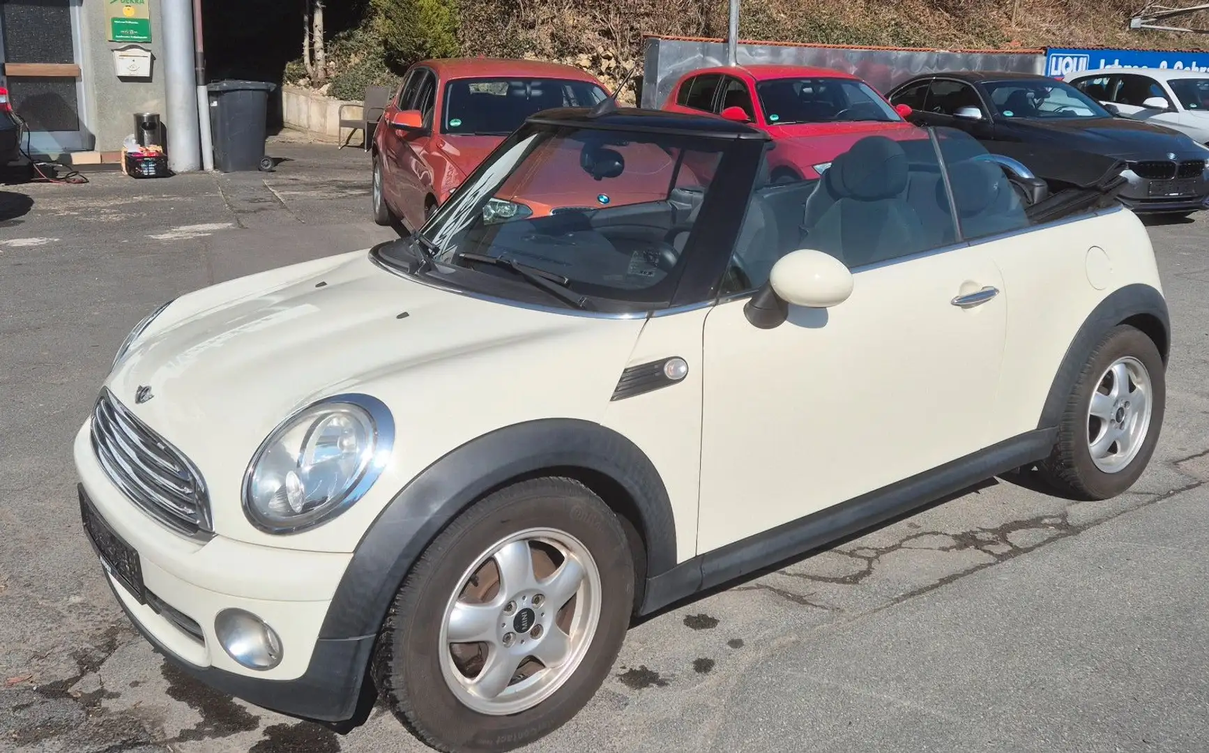 MINI Cooper Cabrio Alu PDC el. Dach  TÜV NEU KD NEU Weiß - 2
