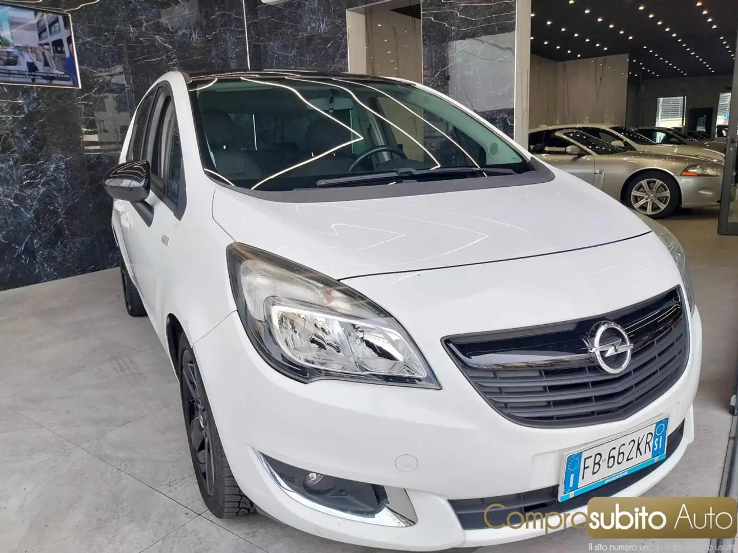 Opel Meriva 1.4 Turbo 120CV (Garanzia 12 Mesi) Biały - 2
