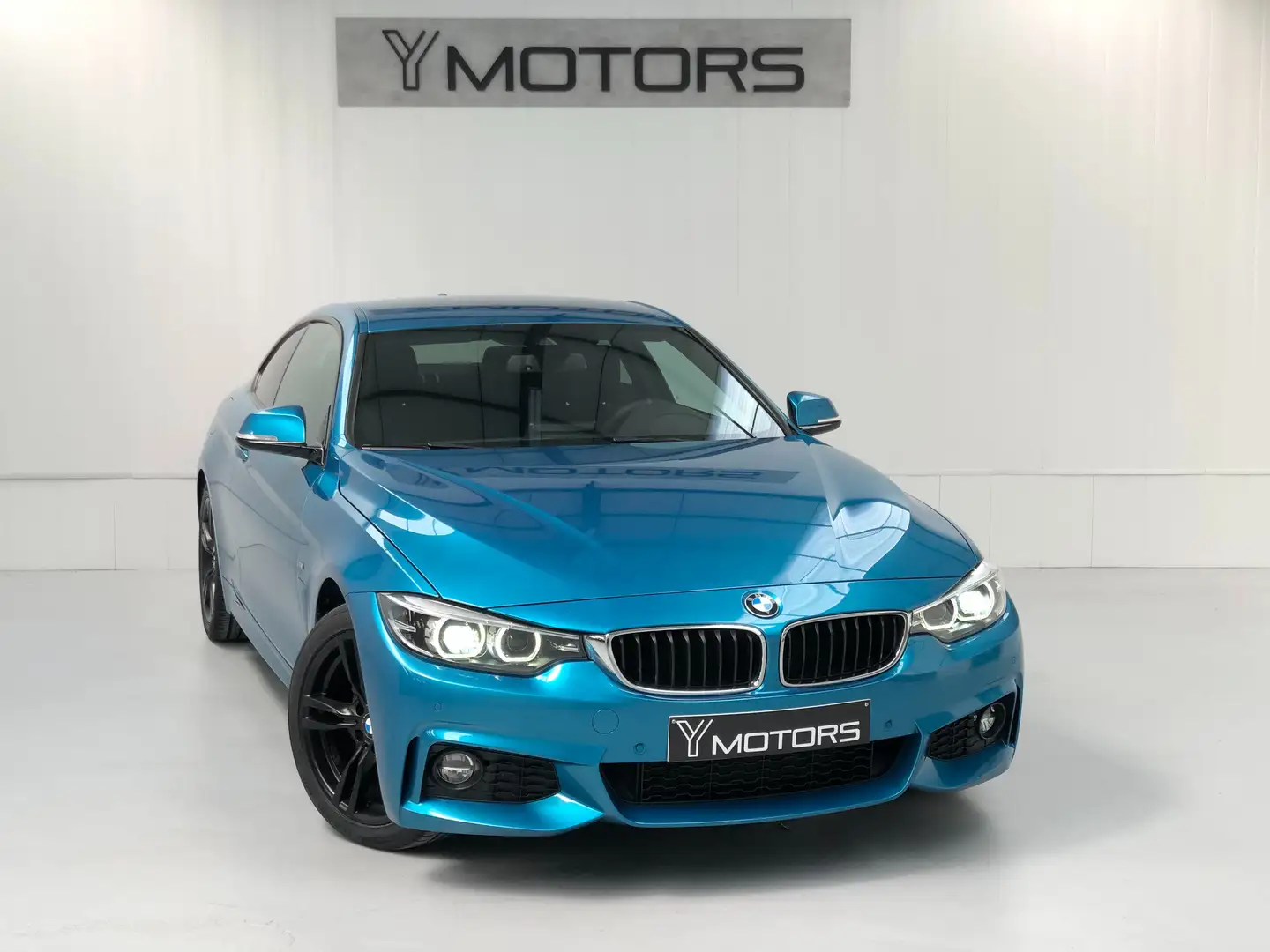 BMW 420 iAS COUPE PACK-M ROCKS BLUE FULL LED GPS GARANTIE Bleu - 1