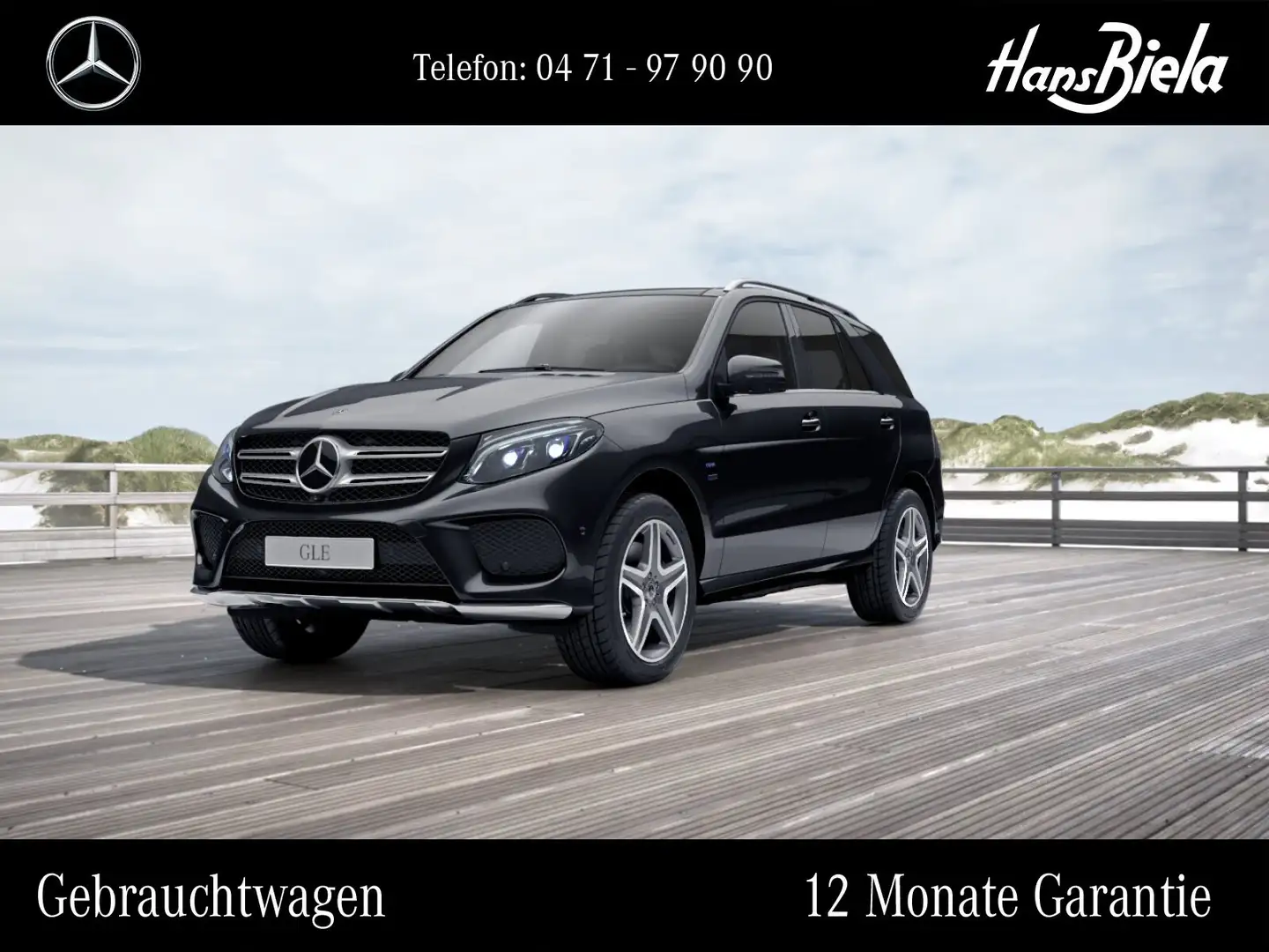 Mercedes-Benz GLE 500 GLE 500 e 4M AMG/Pano/Com/HK/Dis/ILS/360°/AHK COM Nero - 1