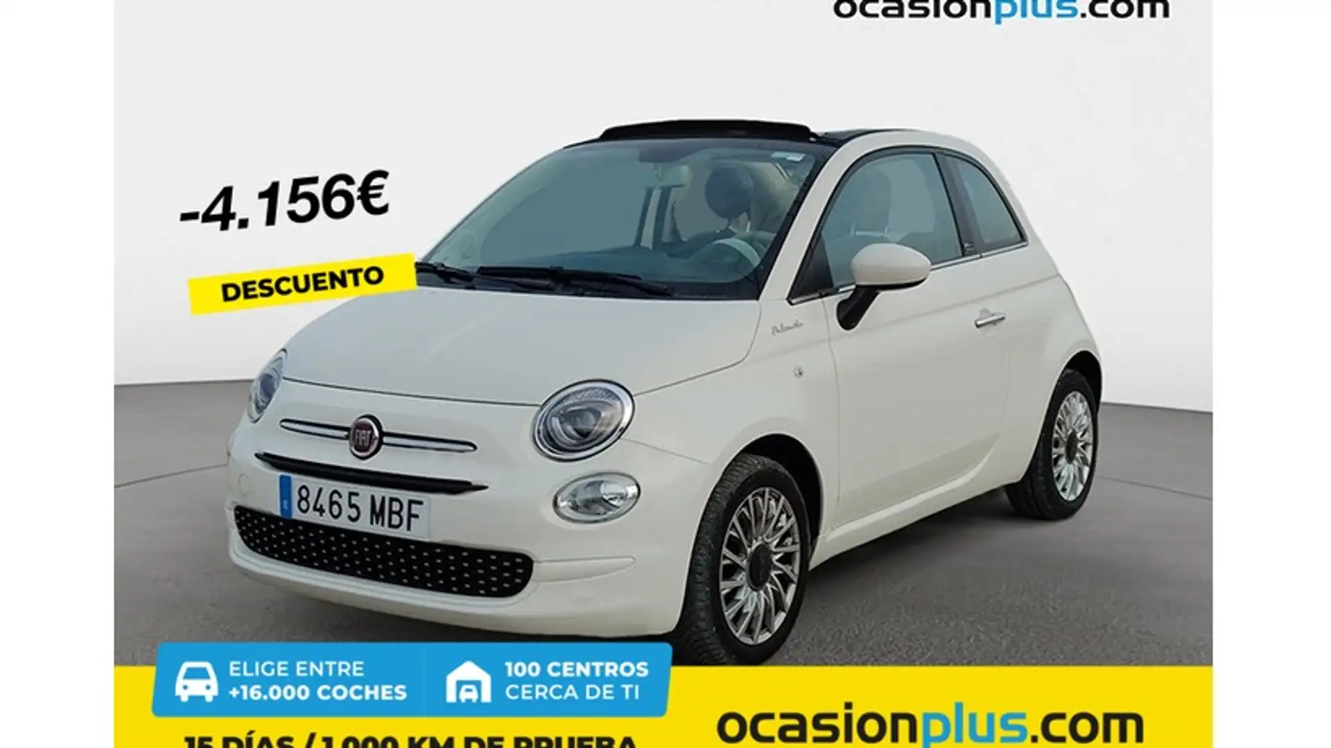 Fiat 500C 1.0 Hybrid Dolcevita 52kW Blanco - 1