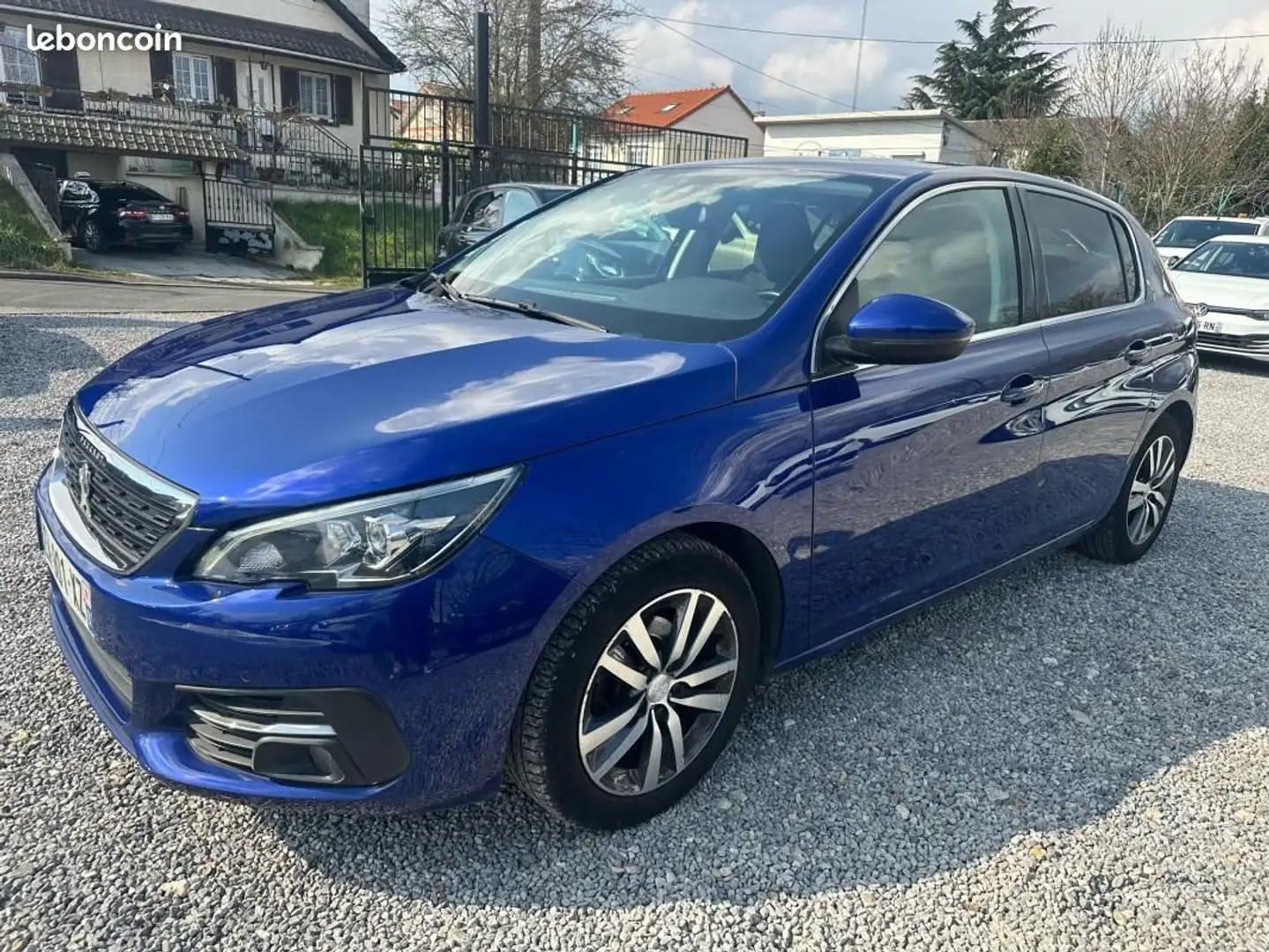 Peugeot 308 PureTech 110ch S&S BVM6 Allure Pack 1 ere main app Bleu - 1