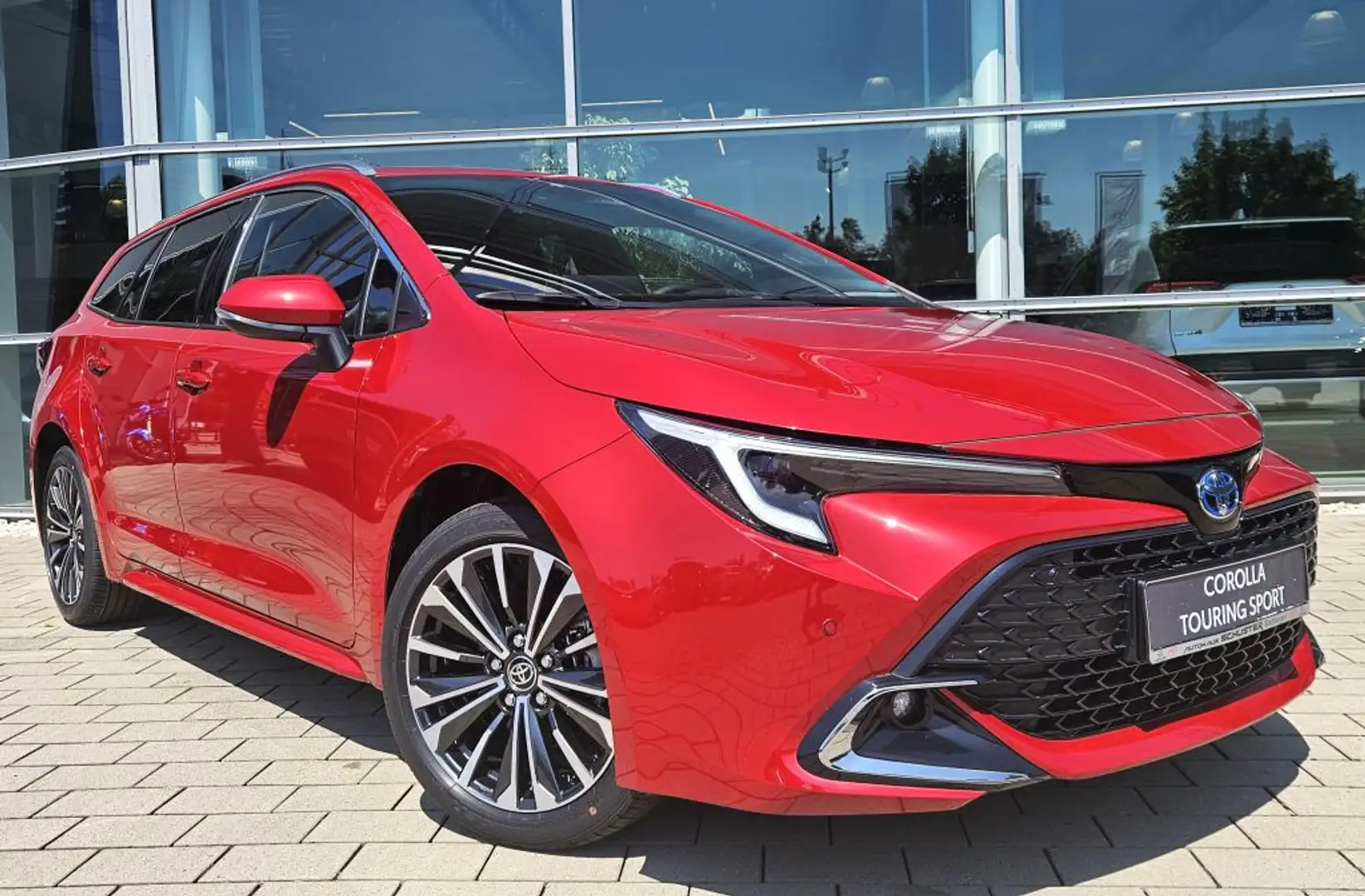 Toyota Corolla 1.8 Hybrid Touring Sports Team D*Technik Paket* Rood - 2