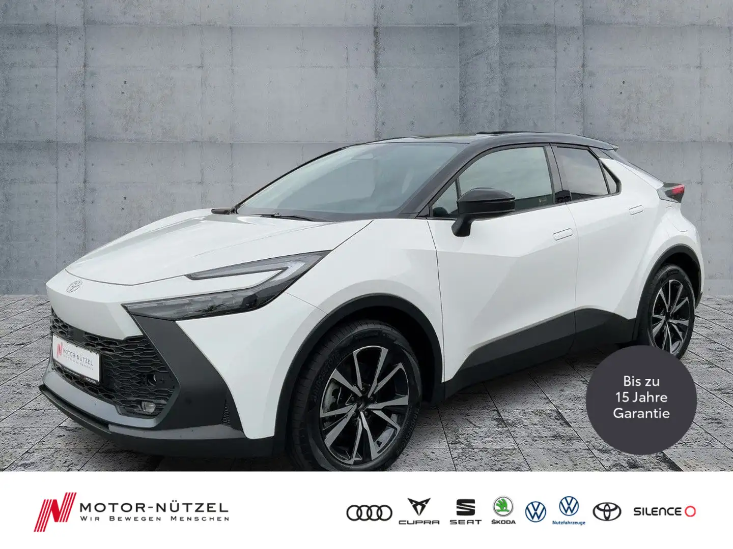Toyota C-HR 2.0Hybrid TEAM D LED+NAV+ACC+SHZ+RFK+MFL+18 Weiß - 1