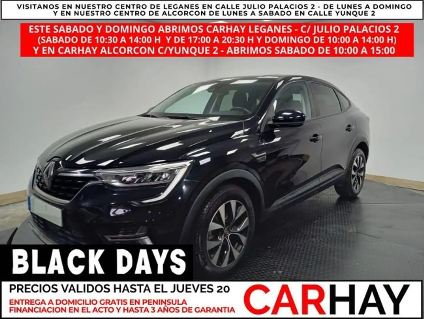 Renault Arkana BUSINESS 1.3 TCE 140CV BVA7 E6D Schwarz - 1