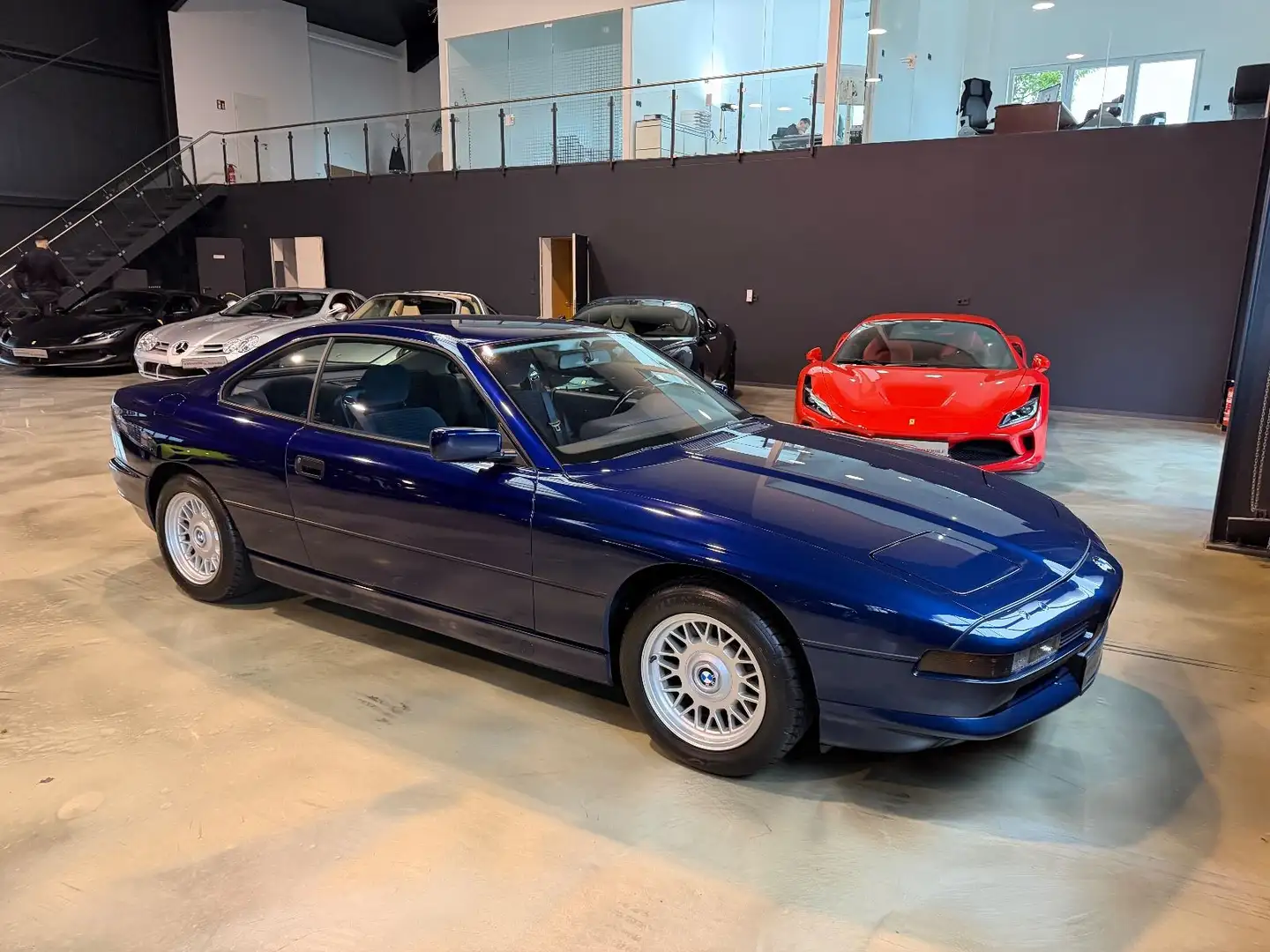 BMW 850 CI AUTOMATIK/AUS 1 HAND/UNFALLFREI/ORIGINAL Bleu - 2