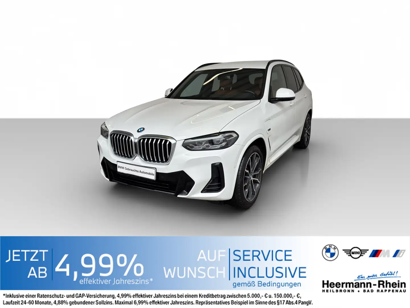 BMW X3 xDrive30e M Sport Navi.LED.AHK.ParkAss.DAB.SH Blanco - 2