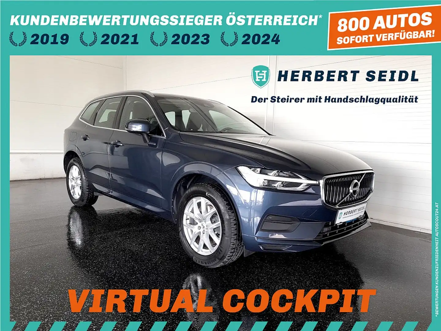 Volvo XC60 B4 MOMENTUM PRO 4x4 Aut. *VOLL LED / NAVI / KAM... Blau - 1