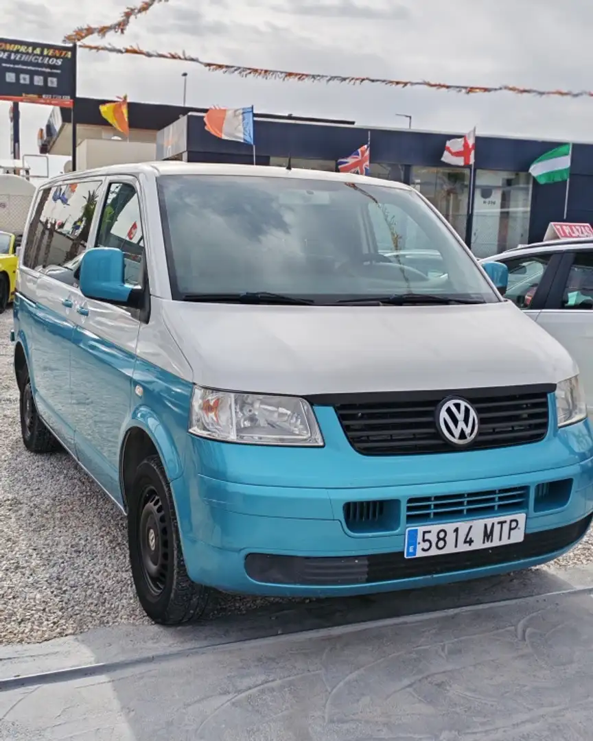 Volkswagen Transporter Shuttle 1.9TDI Largo 104 Azul - 2