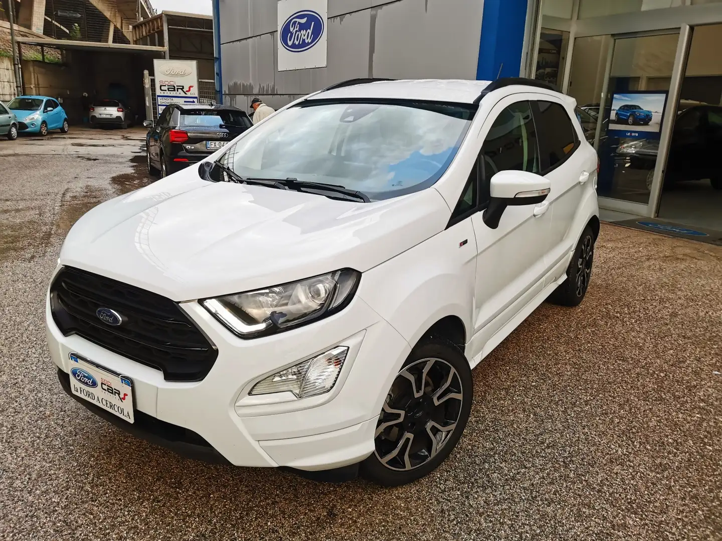 Ford EcoSport 1.0 EcoBoost 125 CV Start&Stop ST-Line Blanc - 1